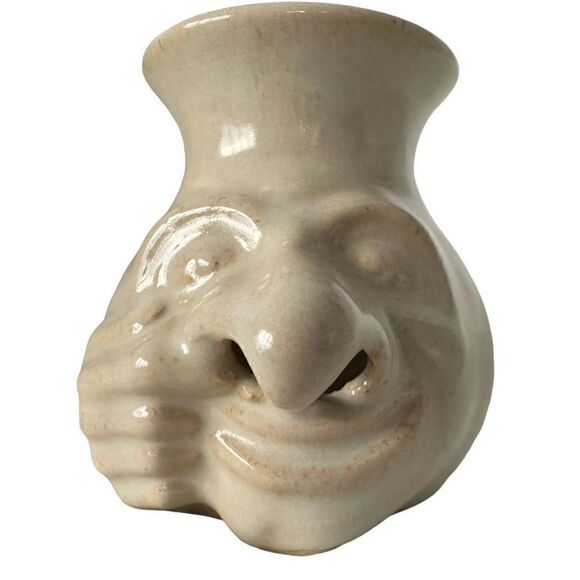 Humorous Face Ceramic Egg Separator - Picture 1 of 7